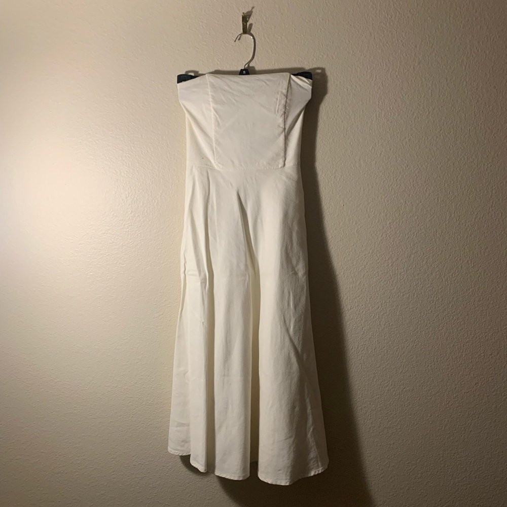 Bannana Republic - White Strapless Dress